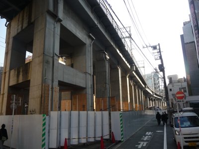 Tokyu Ikegami Line viaduct reconstruction