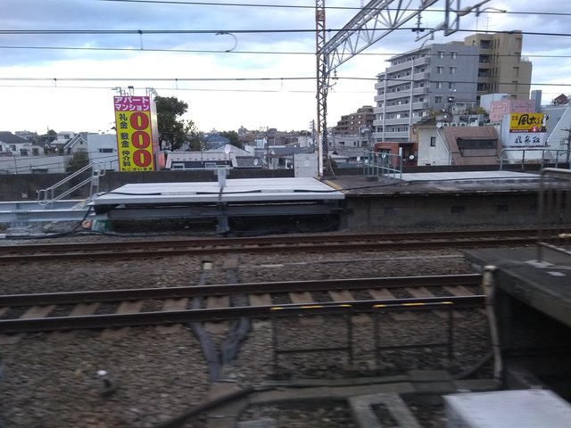 Asagaya Station Chuo Line platform extension, 2020-01-04